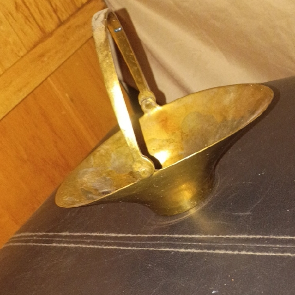 Vintage Brass Decorative Bowl